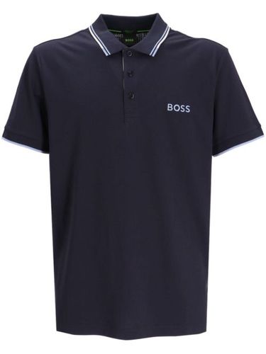 BOSS polo à logo brodé - Bleu - BOSS - Modalova
