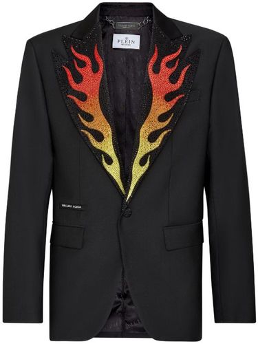 Blazer à simple boutonnage - Philipp Plein - Modalova