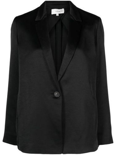Blazer en satin à simple boutonnage - Vince - Modalova