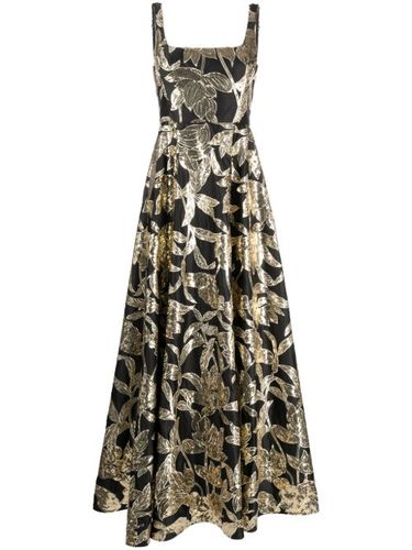 Robe longue Lotus Lady à ornements de sequins - Marchesa Notte - Modalova