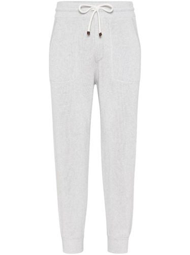 Pantalon de jogging à design texturé - Brunello Cucinelli - Modalova