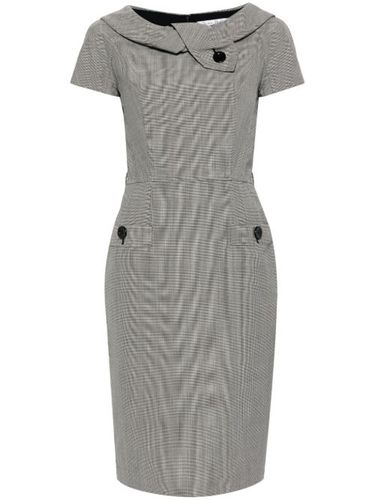 Robe en laine à motif pied-de-poule (années 2010) - Christian Dior Pre-Owned - Modalova