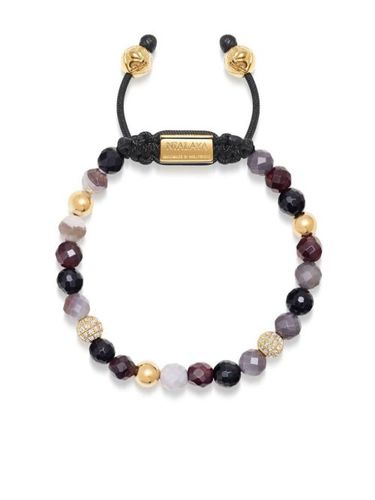 Bracelet Botswana serti d'agates - Nialaya Jewelry - Modalova