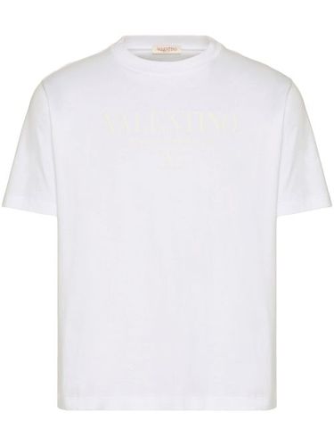 T-shirt en coton à logo imprimé - Valentino Garavani - Modalova