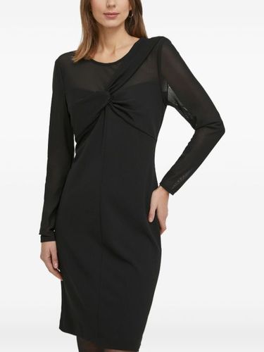 DKNY robe à détail noué - Noir - DKNY - Modalova