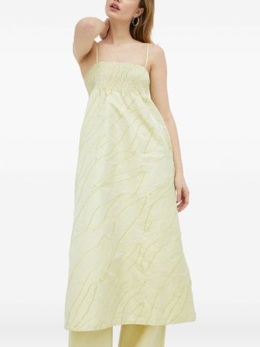 Gestuz robe à fronces - Jaune - Gestuz - Modalova