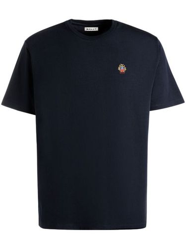 Bally t-shirt à logo brodé - Bleu - Bally - Modalova