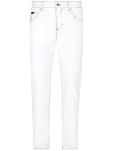 Dolce & Gabbana jean droit - Blanc - Dolce & Gabbana - Modalova