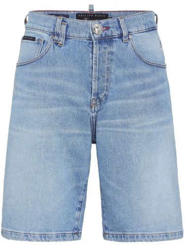 Short en jean à imprimé tigre - Philipp Plein - Modalova