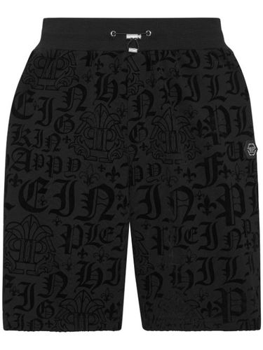 Short de sport à imprimé Gothic Plein - Philipp Plein - Modalova
