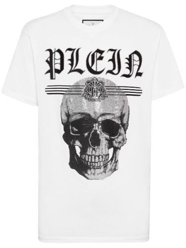 T-shirt à ornements en cristal - Philipp Plein - Modalova