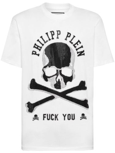 T-shirt à ornements en cristal - Philipp Plein - Modalova
