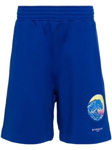 Short de sport imprimé en coton - Givenchy - Modalova