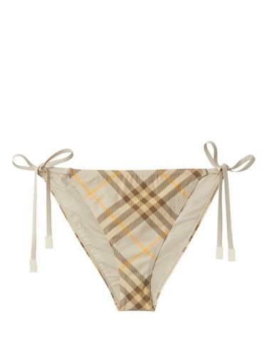 Bas de bikini à carreaux - Burberry - Modalova