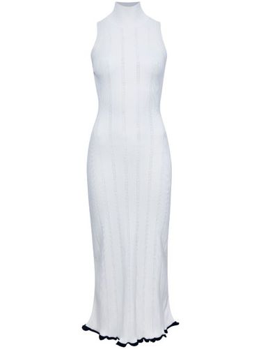 Robe en maille pointelle à col montant - Proenza Schouler White Label - Modalova
