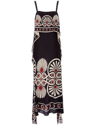 Robe Slip-Around à imprimé géométrique - La DoubleJ - Modalova