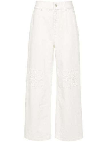 Jean ample à logo brodé - LOEWE - Modalova