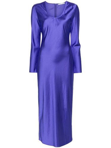 Robe mi-longue Alina satinée - SAMSOE SAMSOE - Modalova