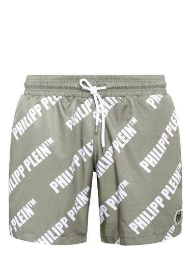 Short de bain imprimé - Philipp Plein - Modalova