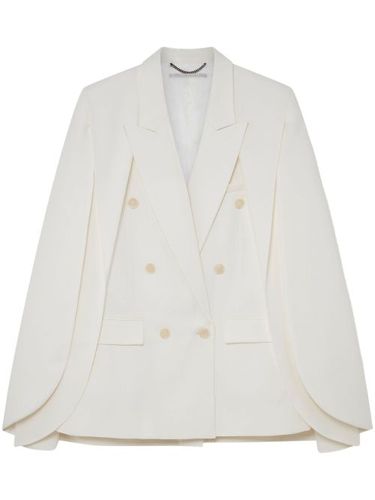 Blazer en laine mélangée à design de cape - Stella McCartney - Modalova