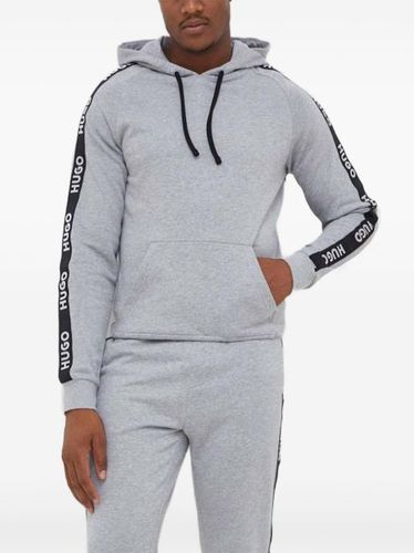 Hooded tape-detail sweatshirt - HUGO - Modalova