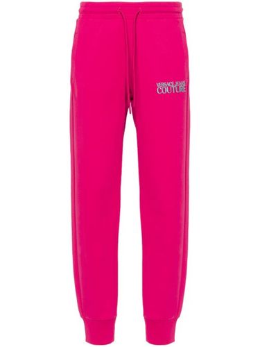 Pantalon de jogging à logo brodé - Versace Jeans Couture - Modalova