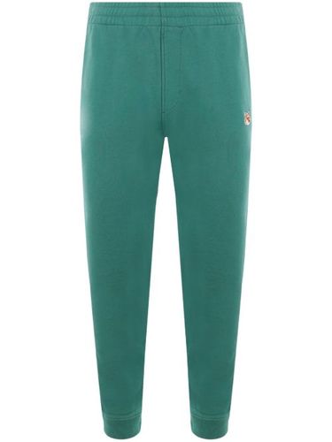 Pantalon de jogging en coton à logo brodé - Maison Kitsuné - Modalova
