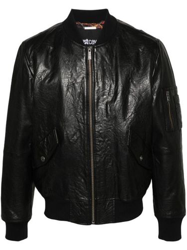Veste bomber en cuir - Just Cavalli - Modalova