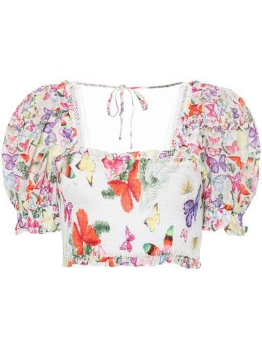 Blouse Lirio à imprimé papillon - Charo Ruiz Ibiza - Modalova