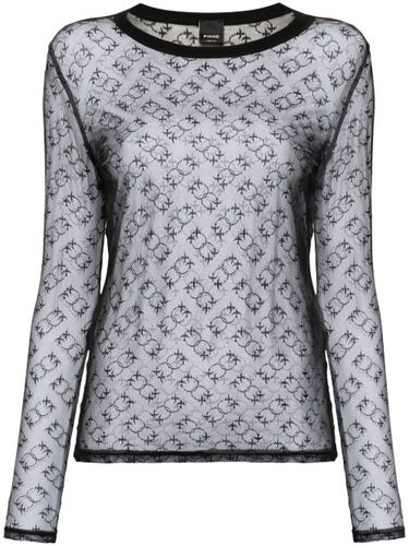 T-shirt à motif monogrammé - PINKO - Modalova