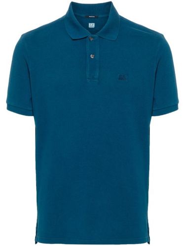 Polo en coton à logo brodé - C.P. Company - Modalova