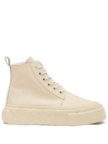 Baskets en cuir à lacets - MM6 Maison Margiela - Modalova