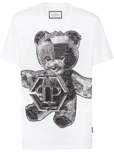 Chemise en coton à appliqué Teddy Bear - Philipp Plein - Modalova