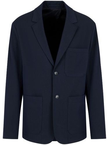 Blazer à simple boutonnage - Emporio Armani - Modalova