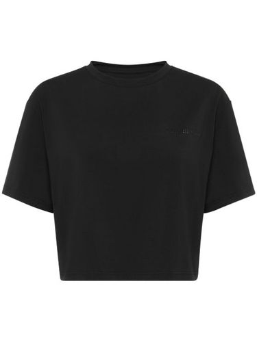 T-shirt crop à col rond - Plein Sport - Modalova