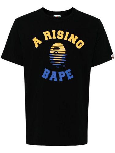 T-shirt en coton à logo imprimé - A BATHING APE® - Modalova