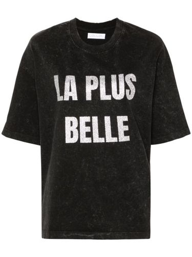 T-shirt délavé à paillettes - Loulou - Modalova