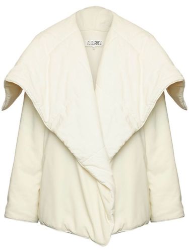 Doudoune à col oversize - MM6 Maison Margiela - Modalova