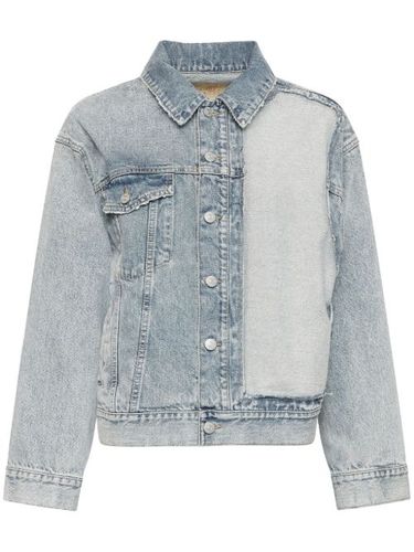 Veste en jean à effet usé - MM6 Maison Margiela - Modalova