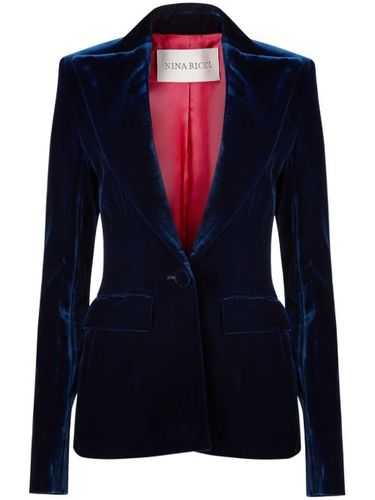Blazer en velours à simple boutonnage - Nina Ricci - Modalova