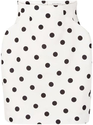 Jupe courte à taille haute - Nina Ricci - Modalova