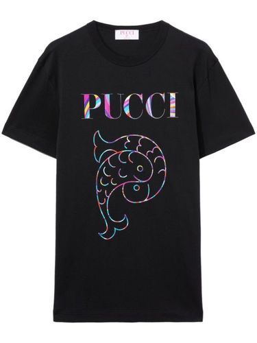 T-shirt en coton à logo imprimé - PUCCI - Modalova