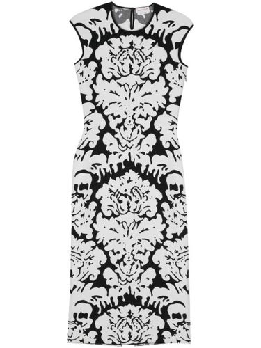 Robe à motif Damask en intarsia - Alexander McQueen - Modalova