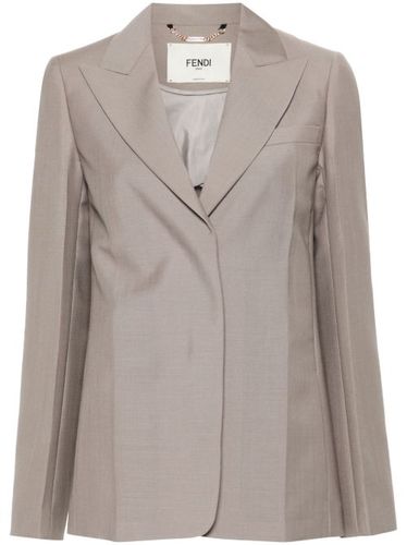 Blazer à simple boutonnage - FENDI - Modalova