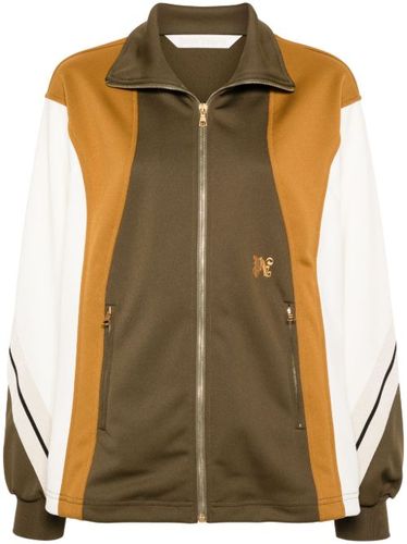 Veste zippée à monogramme brodé - Palm Angels - Modalova