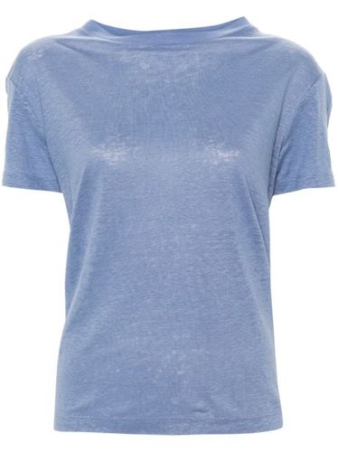 T-shirt en lin à manches courtes - Vince - Modalova