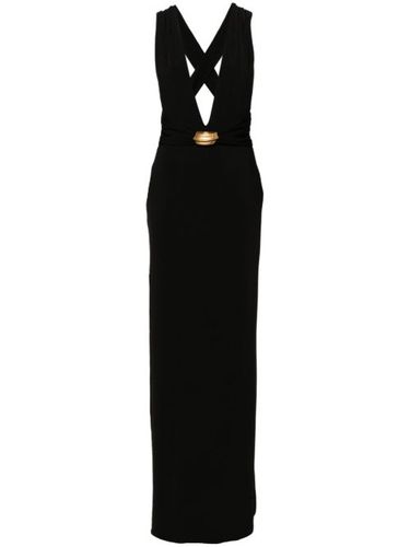 Robe longue à col v profond - TOM FORD - Modalova