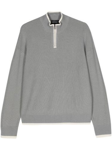 Pull à fermeture zippée - Emporio Armani - Modalova
