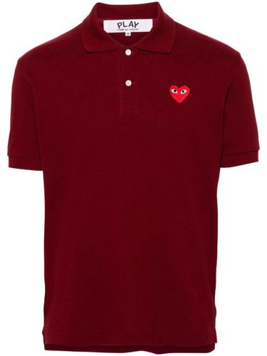 Polo à patch cœur - Comme Des Garçons Play - Modalova
