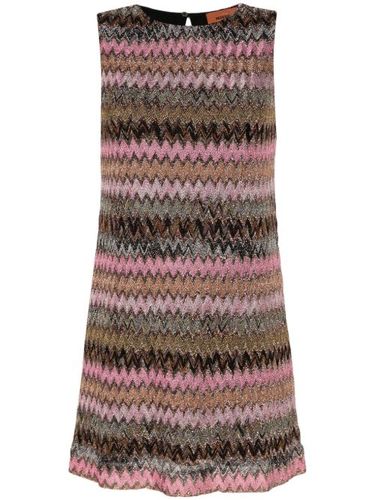 Robe courte à motif zigzag - Missoni - Modalova